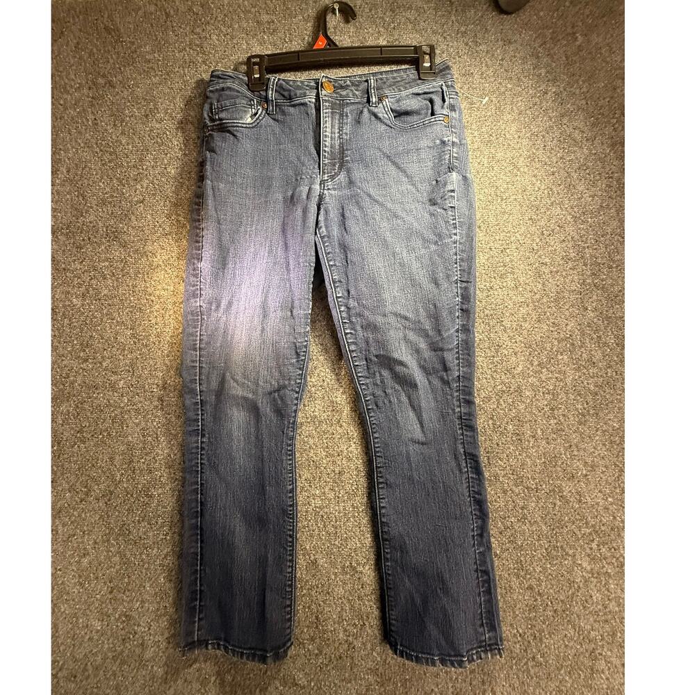 LOFT Made and Loved Women's Blue Modern Straight Denim Jeans Size 28 / 6